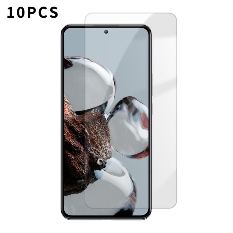 Kalebol 10pcs High-Aluminum Semi-Screen Anti-Fingerprint HD Tempered Glass Film, For Xiaomi Poco C81 Pro 4G, For Xiaomi 17T 5G, For Xiaomi 17 Ultra, For Xiaomi 17 Pro Max, For Xiaomi 17 Pro, For Xiaomi 17, For Xiaomi 15T Pro, For Xiaomi 15T            ...
