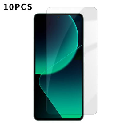 Kalebol 10pcs High-Aluminum Semi-Screen Anti-Fingerprint HD Tempered Glass Film, For Xiaomi Poco M8 Power 5G, For Xiaomi 17T Pro 5G, For Xiaomi Poco C81 Pro 4G, For Xiaomi 17T 5G, For Xiaomi 17 Ultra, For Xiaomi 17 Pro Max, For Xiaomi 17 Pro           ...