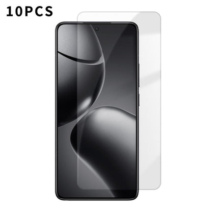 Kalebol 10pcs High-Aluminum Semi-Screen Anti-Fingerprint HD Tempered Glass Film, For Xiaomi Poco M8 Power 5G, For Xiaomi 17T Pro 5G, For Xiaomi Poco C81 Pro 4G, For Xiaomi 17T 5G, For Xiaomi 17 Ultra, For Xiaomi 17 Pro Max, For Xiaomi 17 Pro           ...