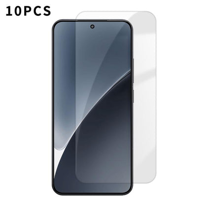 Kalebol 10pcs High-Aluminum Semi-Screen Anti-Fingerprint HD Tempered Glass Film, For Xiaomi Poco C81 Pro 4G, For Xiaomi 17T 5G, For Xiaomi 17 Ultra, For Xiaomi 17 Pro Max, For Xiaomi 17 Pro, For Xiaomi 17, For Xiaomi 15T Pro, For Xiaomi 15T            ...
