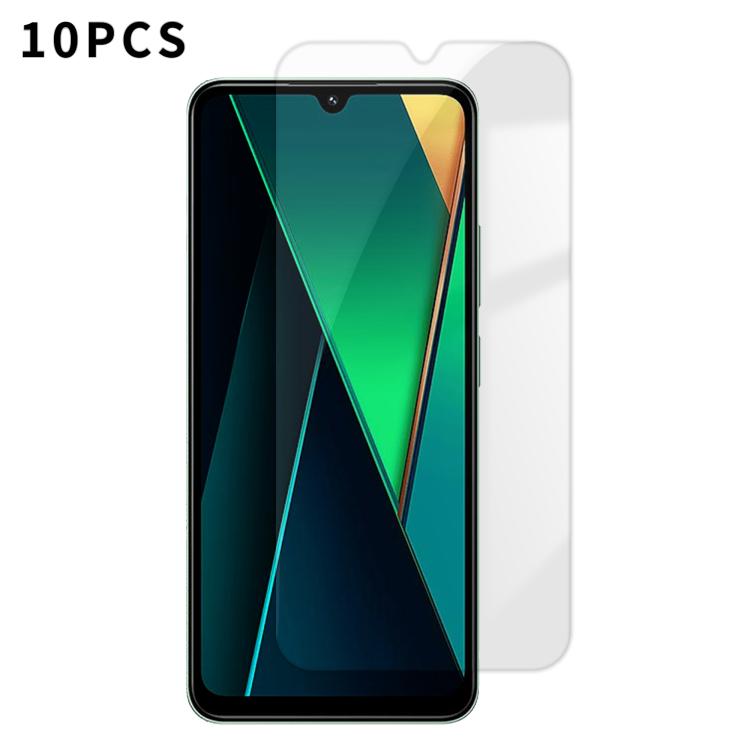 Kalebol 10pcs High-Aluminum Semi-Screen Anti-Fingerprint HD Tempered Glass Film, For Xiaomi Poco C81 Pro 4G, For Xiaomi 17T 5G, For Xiaomi 17 Ultra, For Xiaomi 17 Pro Max, For Xiaomi 17 Pro, For Xiaomi 17, For Xiaomi 15T Pro, For Xiaomi 15T            ...