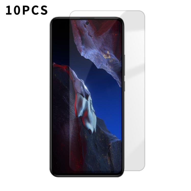 Kalebol 10pcs High-Aluminum Semi-Screen Anti-Fingerprint HD Tempered Glass Film, For Xiaomi Poco C81 Pro 4G, For Xiaomi 17T 5G, For Xiaomi 17 Ultra, For Xiaomi 17 Pro Max, For Xiaomi 17 Pro, For Xiaomi 17, For Xiaomi 15T Pro, For Xiaomi 15T            ...
