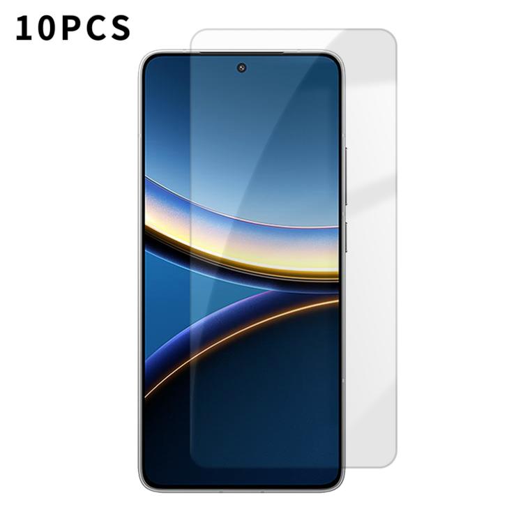 Kalebol 10pcs High-Aluminum Semi-Screen Anti-Fingerprint HD Tempered Glass Film, For Xiaomi Poco C81 Pro 4G, For Xiaomi 17T 5G, For Xiaomi 17 Ultra, For Xiaomi 17 Pro Max, For Xiaomi 17 Pro, For Xiaomi 17, For Xiaomi 15T Pro, For Xiaomi 15T            ...