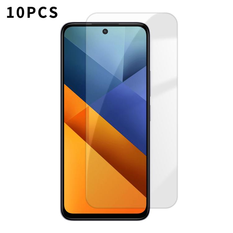 Kalebol 10pcs High-Aluminum Semi-Screen Anti-Fingerprint HD Tempered Glass Film, For Xiaomi Poco C81 Pro 4G, For Xiaomi 17T 5G, For Xiaomi 17 Ultra, For Xiaomi 17 Pro Max, For Xiaomi 17 Pro, For Xiaomi 17, For Xiaomi 15T Pro, For Xiaomi 15T            ...