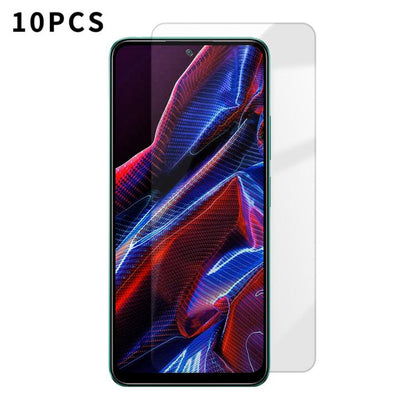 Kalebol 10pcs High-Aluminum Semi-Screen Anti-Fingerprint HD Tempered Glass Film, For Xiaomi Poco C81 Pro 4G, For Xiaomi 17T 5G, For Xiaomi 17 Ultra, For Xiaomi 17 Pro Max, For Xiaomi 17 Pro, For Xiaomi 17, For Xiaomi 15T Pro, For Xiaomi 15T            ...