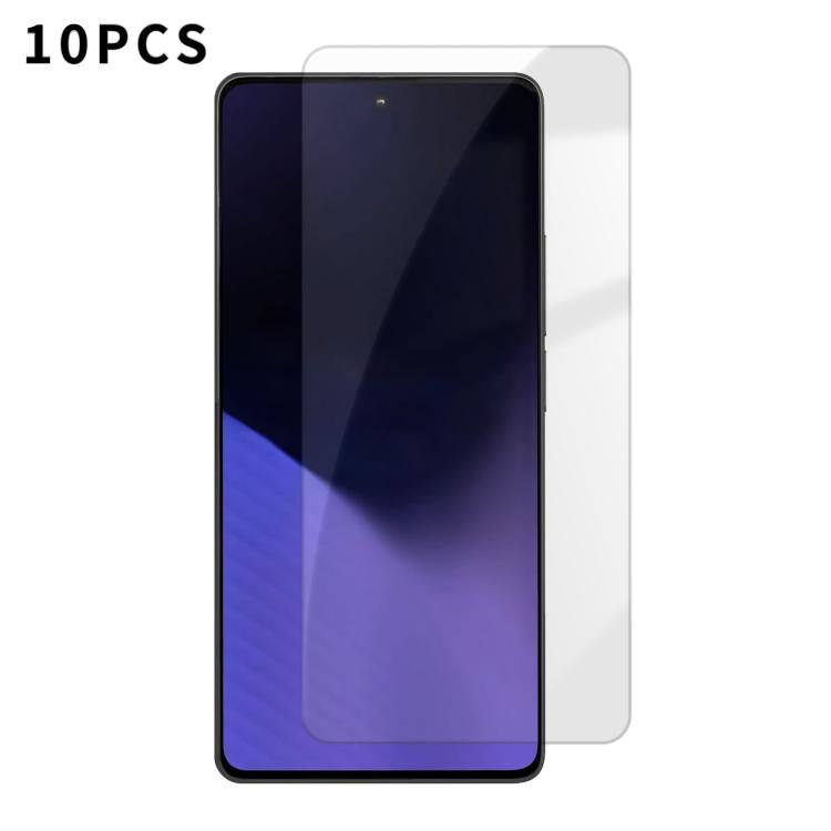 Kalebol 10pcs High-Aluminum Semi-Screen Anti-Fingerprint HD Tempered Glass Film, For Xiaomi Poco C81 Pro 4G, For Xiaomi 17T 5G, For Xiaomi 17 Ultra, For Xiaomi 17 Pro Max, For Xiaomi 17 Pro, For Xiaomi 17, For Xiaomi 15T Pro, For Xiaomi 15T            ...