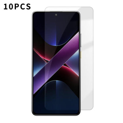 Kalebol 10pcs High-Aluminum Semi-Screen Anti-Fingerprint HD Tempered Glass Film, For Xiaomi Poco C81 Pro 4G, For Xiaomi 17T 5G, For Xiaomi 17 Ultra, For Xiaomi 17 Pro Max, For Xiaomi 17 Pro, For Xiaomi 17, For Xiaomi 15T Pro, For Xiaomi 15T            ...