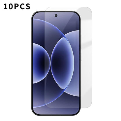 Kalebol 10pcs High-Aluminum Semi-Screen Anti-Fingerprint HD Tempered Glass Film, For Xiaomi Poco C81 Pro 4G, For Xiaomi 17T 5G, For Xiaomi 17 Ultra, For Xiaomi 17 Pro Max, For Xiaomi 17 Pro, For Xiaomi 17, For Xiaomi 15T Pro, For Xiaomi 15T            ...