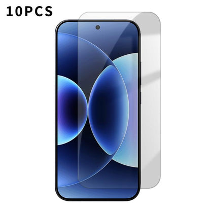 Kalebol 10pcs High-Aluminum Semi-Screen Anti-Fingerprint HD Tempered Glass Film, For Xiaomi Poco C81 Pro 4G, For Xiaomi 17T 5G, For Xiaomi 17 Ultra, For Xiaomi 17 Pro Max, For Xiaomi 17 Pro, For Xiaomi 17, For Xiaomi 15T Pro, For Xiaomi 15T            ...