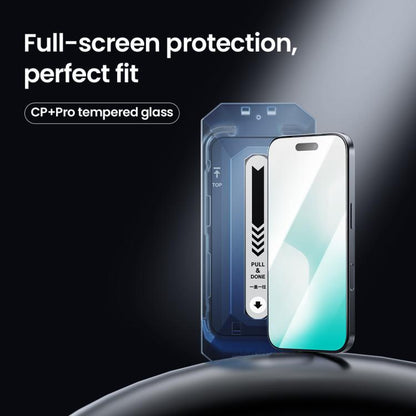 NILLKIN CP+Pro Explosion-proof Tempered Glass Film with Dust-free Cabin, For iPhone 18 Pro / 17 Pro, For iPhone 18 Pro Max / 17 Pro Max, For iPhone 17, For iPhone Air