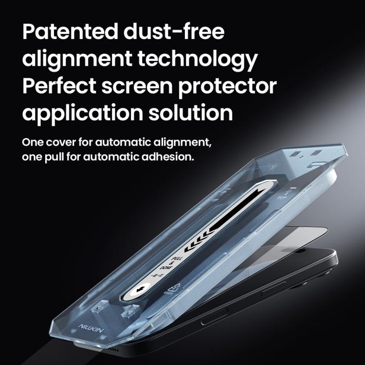 NILLKIN CP+Pro Explosion-proof Tempered Glass Film with Dust-free Cabin, For iPhone 18 Pro / 17 Pro, For iPhone 18 Pro Max / 17 Pro Max, For iPhone 17, For iPhone Air