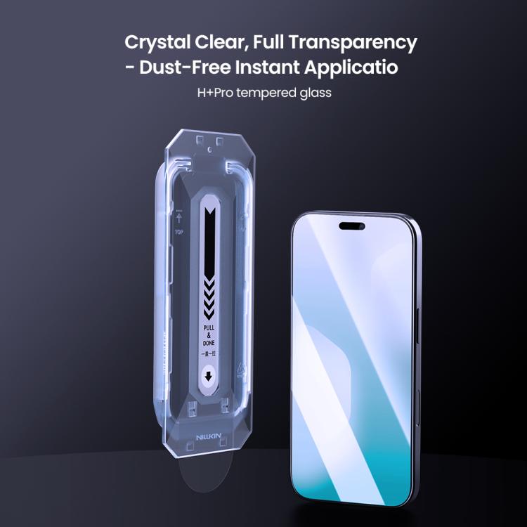NILLKIN H+Pro 0.2mm 9H Explosion-proof Tempered Glass Film with Dust-free Cabin, For iPhone 17 Pro Max, For iPhone 17 Pro, For iPhone 17, For iPhone Air