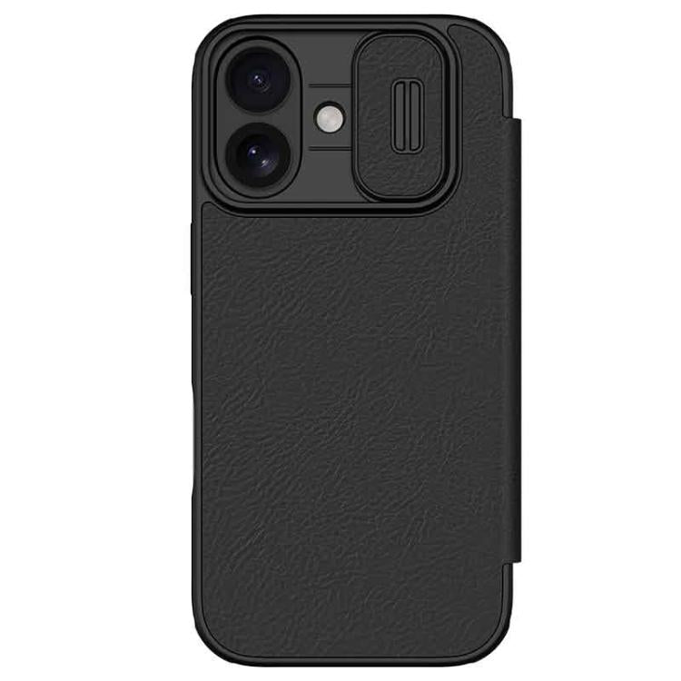 NILLKIN QIN Series Pro Sliding Camera Cover Design Leather Phone Case, For iPhone 17 Pro Max, For iPhone 17 Pro, For iPhone 17, For iPhone Air