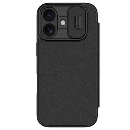 NILLKIN QIN Series Pro Sliding Camera Cover Design Leather Phone Case, For iPhone 17 Pro Max, For iPhone 17 Pro, For iPhone 17, For iPhone Air