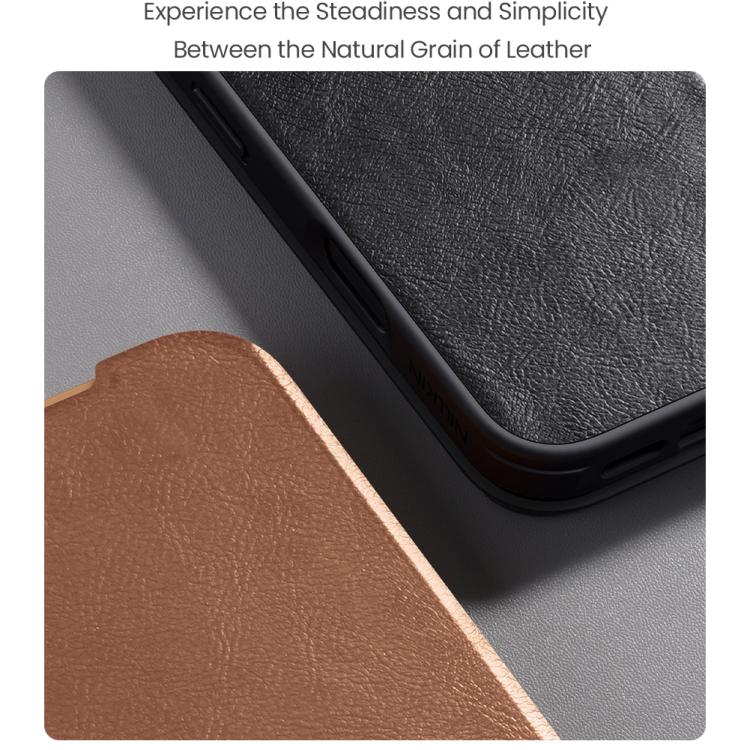 NILLKIN QIN Series Pro Sliding Camera Cover Design Leather Phone Case, For iPhone 17 Pro, For iPhone 17, For iPhone Air