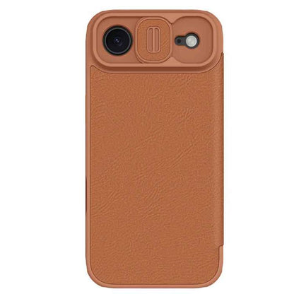 NILLKIN QIN Series Pro Sliding Camera Cover Design Leather Phone Case, For iPhone 17 Pro, For iPhone 17, For iPhone Air