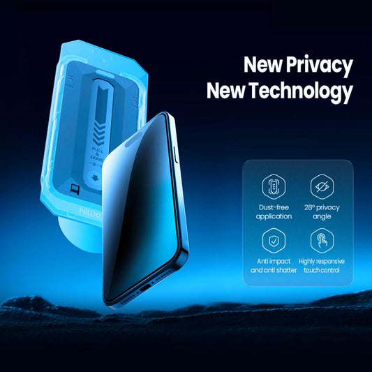 NILLKIN Guardian Full Coverage Privacy Tempered Glass Film with Dust-free Cabin, For iPhone 17 Pro Max, For iPhone 17 Pro, For iPhone 17