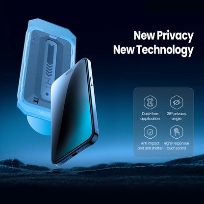 NILLKIN Guardian Full Coverage Privacy Tempered Glass Film with Dust-free Cabin, For iPhone 18 Pro, For iPhone 18 Pro Max, For iPhone 17 Pro Max, For iPhone 17 Pro, For iPhone 17