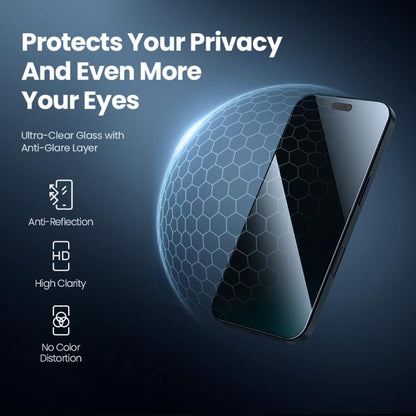 NILLKIN Guardian Full Coverage Privacy Tempered Glass Film with Dust-free Cabin, For iPhone 18 Pro, For iPhone 18 Pro Max, For iPhone 17 Pro Max, For iPhone 17 Pro, For iPhone 17