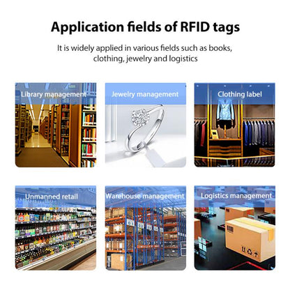 NFC Tags Sticker with NTAG213 Chip UHF RFID Labels Wet Inlay