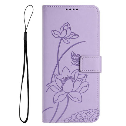 Lotus Embossed Leather Phone Case with Lanyard, For Redmi Note 17 Pro 5G Global 163mm, For Redmi Note 17 Pro+ 5G Global 163mm, For Redmi 17 5G / 4G Global 170mm, For Redmi Note 17 4G Global 171mm, For Redmi 15a 5G, For Redmi A7 Pro 4G 171mm            ...