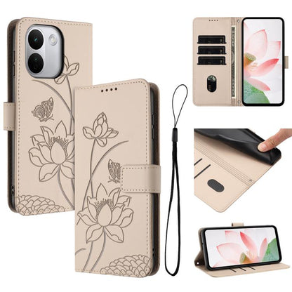 Lotus Embossed Leather Phone Case with Lanyard, For Redmi Note 17 Pro 5G Global 163mm, For Redmi Note 17 Pro+ 5G Global 163mm, For Redmi 17 5G / 4G Global 170mm, For Redmi Note 17 4G Global 171mm, For Redmi 15a 5G, For Redmi A7 Pro 4G 171mm            ...
