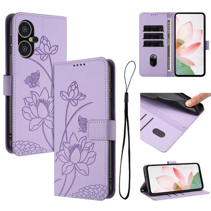 Lotus Embossed Leather Phone Case with Lanyard, For Tecno Spark 20 Pro+ 4G, For Tecno Spark Go 2024, For Tecno Pova 5 Pro, For Tecno Pova Neo 3, For Tecno Pova 5, For Tecno Camon 20 Premier, For Tecno Camon 20 Pro 5G, For Tecno Camon 20 / 20 Pro 4G    ...