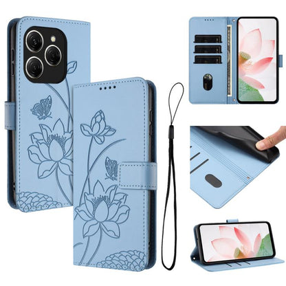 Lotus Embossed Leather Phone Case with Lanyard, For Tecno Camon 40 4G, For Tecno Camon 40 Pro 5G, For Tecno Spark 30C 5G / Pop 9 5G, For Tecno Spark Go 1 / Go 2025 / Go 1S, For Tecno Camon 30S / 30S Pro, For Tecno Pova 6 Neo 5G / Spark 30 5G           ...