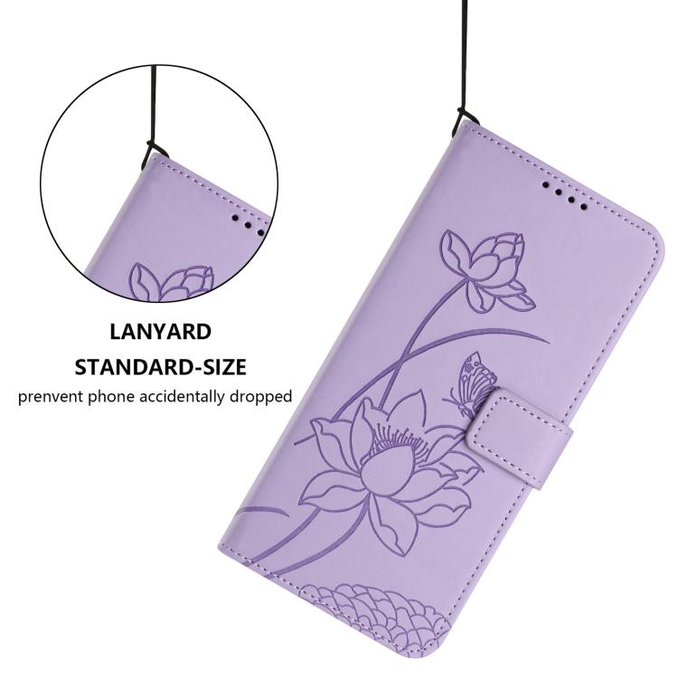 Lotus Embossed Leather Phone Case with Lanyard, For Tecno Spark 20 Pro+ 4G, For Tecno Spark Go 2024, For Tecno Pova 5 Pro, For Tecno Pova Neo 3, For Tecno Pova 5, For Tecno Camon 20 Premier, For Tecno Camon 20 Pro 5G, For Tecno Camon 20 / 20 Pro 4G    ...
