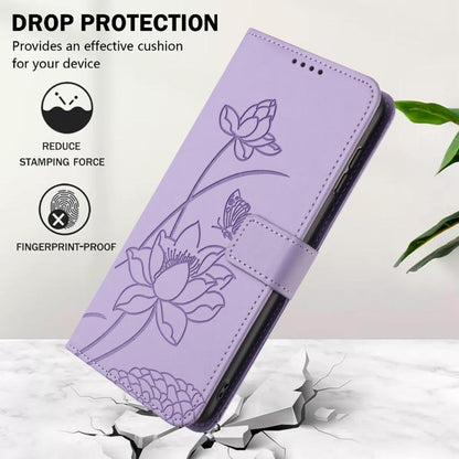 Lotus Embossed Leather Phone Case with Lanyard, For Tecno Spark 20 Pro+ 4G, For Tecno Spark Go 2024, For Tecno Pova 5 Pro, For Tecno Pova Neo 3, For Tecno Pova 5, For Tecno Camon 20 Premier, For Tecno Camon 20 Pro 5G, For Tecno Camon 20 / 20 Pro 4G    ...