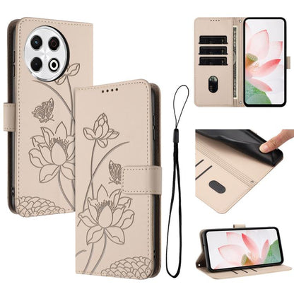 Lotus Embossed Leather Phone Case with Lanyard, For Tecno Camon 40 4G, For Tecno Camon 40 Pro 5G, For Tecno Spark 30C 5G / Pop 9 5G, For Tecno Spark Go 1 / Go 2025 / Go 1S, For Tecno Camon 30S / 30S Pro, For Tecno Pova 6 Neo 5G / Spark 30 5G           ...