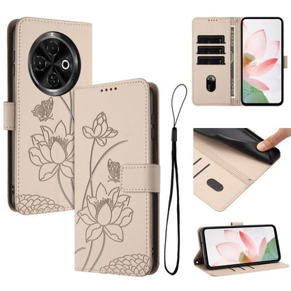 Lotus Embossed Leather Phone Case with Lanyard, For Tecno Camon 40 4G, For Tecno Camon 40 Pro 5G, For Tecno Spark 30C 5G / Pop 9 5G, For Tecno Spark Go 1 / Go 2025 / Go 1S, For Tecno Camon 30S / 30S Pro, For Tecno Pova 6 Neo 5G / Spark 30 5G           ...