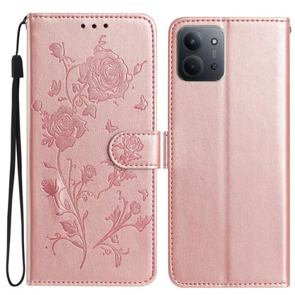 Rose Flower Embossing Pattern Leather Phone Case, For Redmi K90 Pro Max/Poco F8 Ultra, For Redmi K90/Poco F8 Pro, For Redmi 15C 5G/4G EU 173mm/Poco C85 5G, For Redmi 15 5G / 4G EU 171mm, For Redmi 15C 5G/4G Global 171mm/Poco C85 4G, For Redmi 15T Pro 5...
