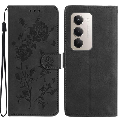 Rose Flower Embossing Pattern Leather Phone Case, For Redmi K90 Pro Max/Poco F8 Ultra, For Redmi K90/Poco F8 Pro, For Redmi 15C 5G/4G EU 173mm/Poco C85 5G, For Redmi 15 5G / 4G EU 171mm, For Redmi 15C 5G/4G Global 171mm/Poco C85 4G, For Redmi 15T Pro 5...