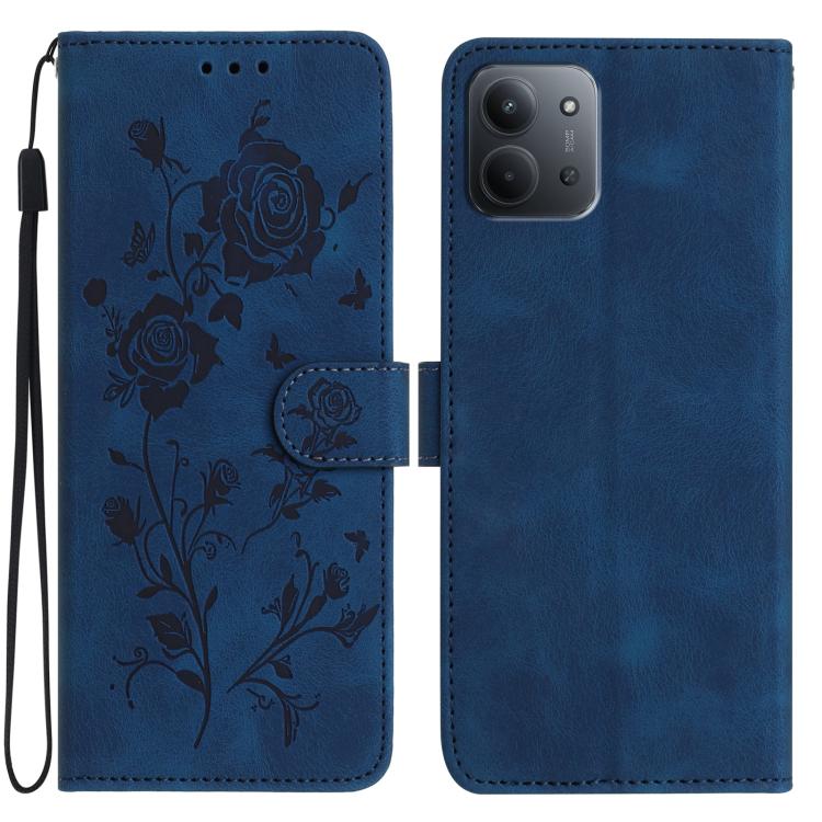 Rose Flower Embossing Pattern Leather Phone Case, For Redmi K90 Pro Max/Poco F8 Ultra, For Redmi K90/Poco F8 Pro, For Redmi 15C 5G/4G EU 173mm/Poco C85 5G, For Redmi 15 5G / 4G EU 171mm, For Redmi 15C 5G/4G Global 171mm/Poco C85 4G, For Redmi 15T Pro 5...