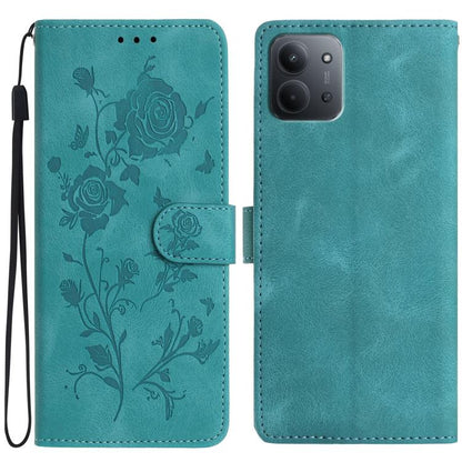 Rose Flower Embossing Pattern Leather Phone Case, For Redmi K90 Pro Max/Poco F8 Ultra, For Redmi K90/Poco F8 Pro, For Redmi 15C 5G/4G EU 173mm/Poco C85 5G, For Redmi 15 5G / 4G EU 171mm, For Redmi 15C 5G/4G Global 171mm/Poco C85 4G, For Redmi 15T Pro 5...