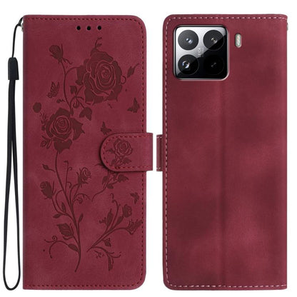 Rose Flower Embossing Pattern Leather Phone Case, For Redmi K90 Pro Max/Poco F8 Ultra, For Redmi K90/Poco F8 Pro, For Redmi 15C 5G/4G EU 173mm/Poco C85 5G, For Redmi 15 5G / 4G EU 171mm, For Redmi 15C 5G/4G Global 171mm/Poco C85 4G, For Redmi 15T Pro 5...