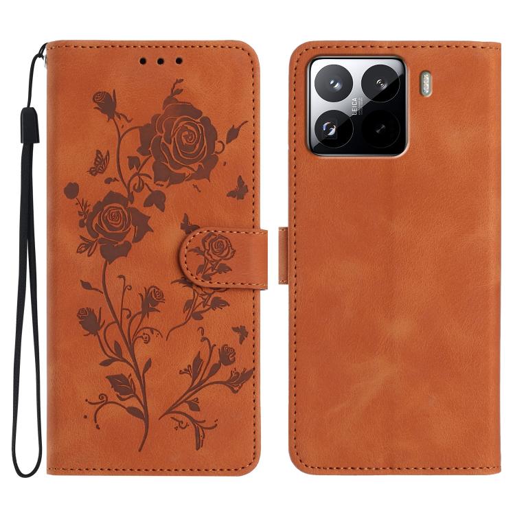 Rose Flower Embossing Pattern Leather Phone Case, For Redmi K90 Pro Max/Poco F8 Ultra, For Redmi K90/Poco F8 Pro, For Redmi 15C 5G/4G EU 173mm/Poco C85 5G, For Redmi 15 5G / 4G EU 171mm, For Redmi 15C 5G/4G Global 171mm/Poco C85 4G, For Redmi 15T Pro 5...