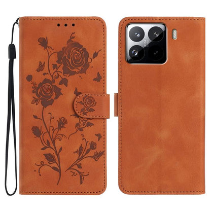 Rose Flower Embossing Pattern Leather Phone Case, For Redmi K90 Pro Max/Poco F8 Ultra, For Redmi K90/Poco F8 Pro, For Redmi 15C 5G/4G EU 173mm/Poco C85 5G, For Redmi 15 5G / 4G EU 171mm, For Redmi 15C 5G/4G Global 171mm/Poco C85 4G, For Redmi 15T Pro 5...