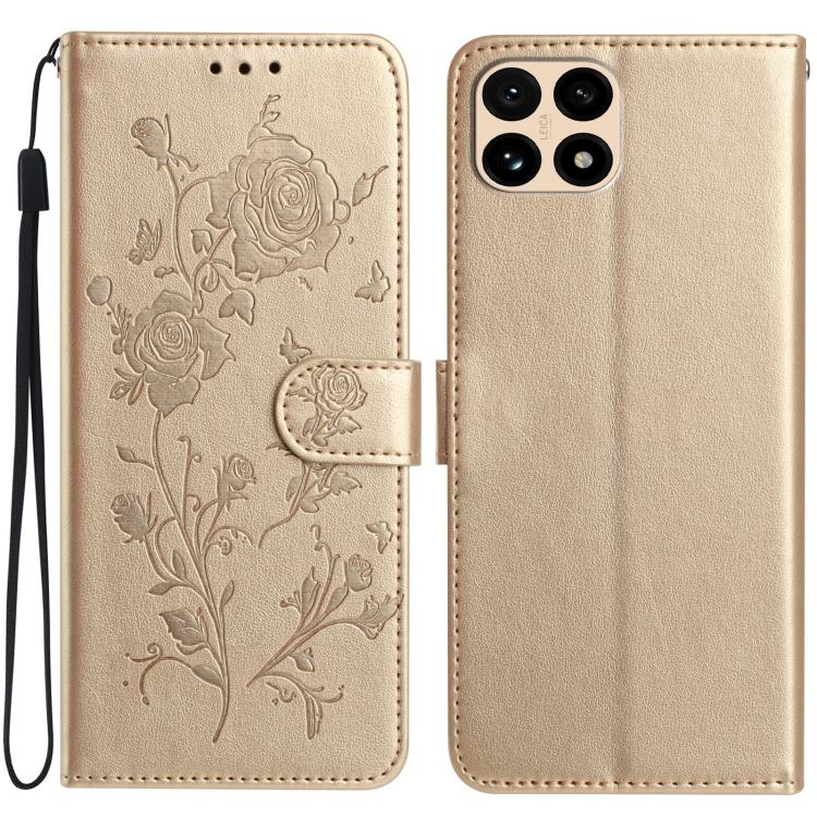 Rose Flower Embossing Pattern Leather Phone Case, For Redmi K90 Pro Max/Poco F8 Ultra, For Redmi K90/Poco F8 Pro, For Redmi 15C 5G/4G EU 173mm/Poco C85 5G, For Redmi 15 5G / 4G EU 171mm, For Redmi 15C 5G/4G Global 171mm/Poco C85 4G, For Redmi 15T Pro 5...