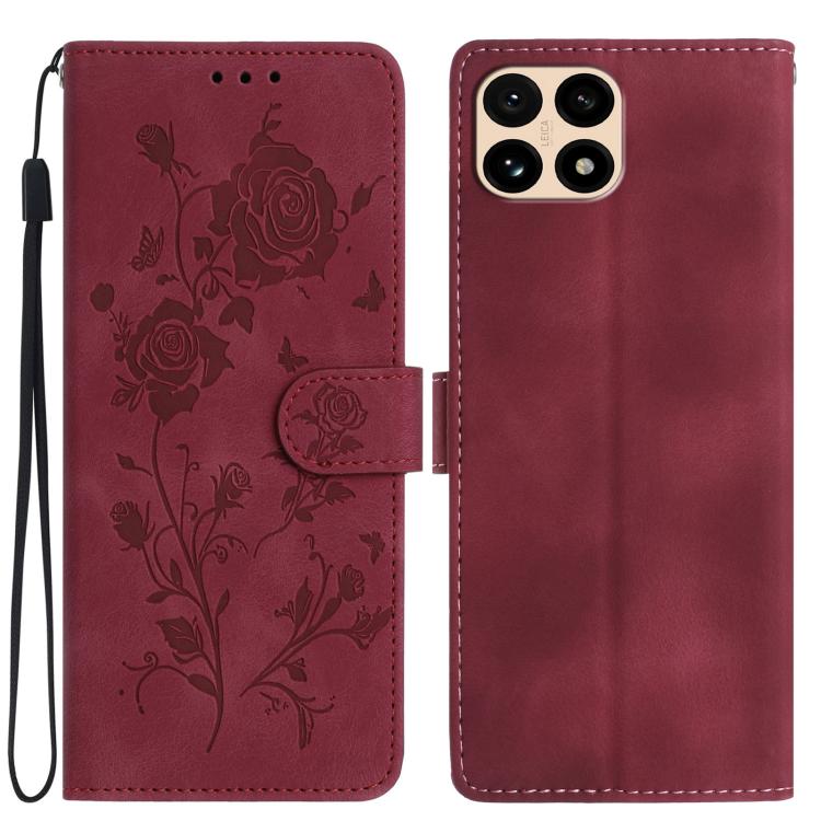 Rose Flower Embossing Pattern Leather Phone Case, For Redmi K90 Pro Max/Poco F8 Ultra, For Redmi K90/Poco F8 Pro, For Redmi 15C 5G/4G EU 173mm/Poco C85 5G, For Redmi 15 5G / 4G EU 171mm, For Redmi 15C 5G/4G Global 171mm/Poco C85 4G, For Redmi 15T Pro 5...