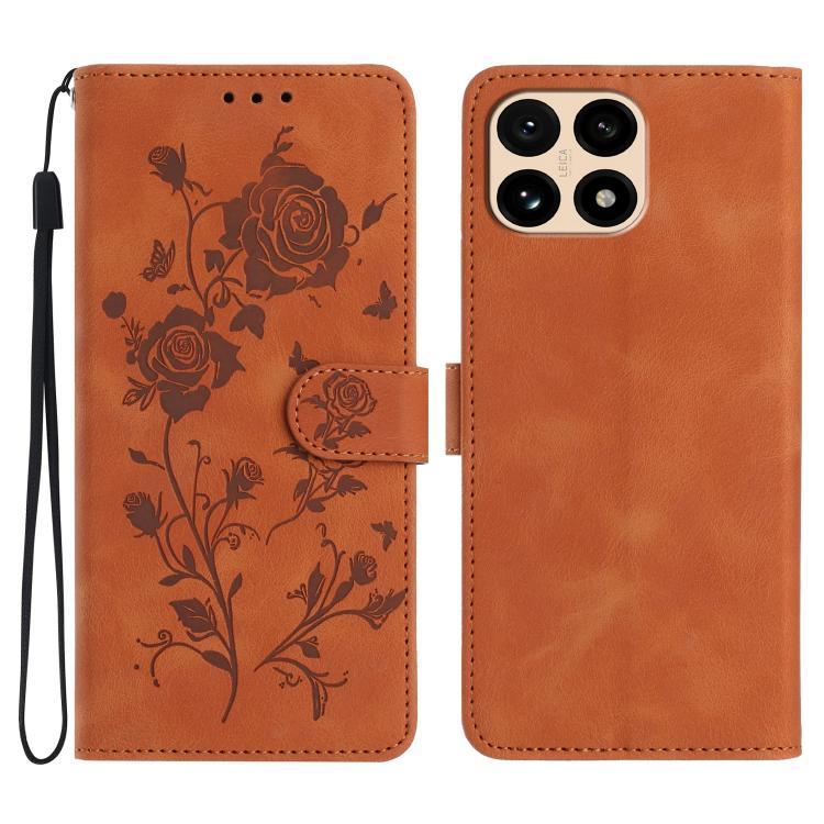 Rose Flower Embossing Pattern Leather Phone Case, For Redmi K90 Pro Max/Poco F8 Ultra, For Redmi K90/Poco F8 Pro, For Redmi 15C 5G/4G EU 173mm/Poco C85 5G, For Redmi 15 5G / 4G EU 171mm, For Redmi 15C 5G/4G Global 171mm/Poco C85 4G, For Redmi 15T Pro 5...