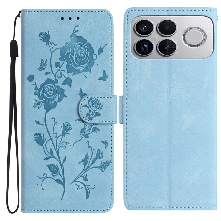 Rose Flower Embossing Pattern Leather Phone Case, For Redmi K90 Pro Max/Poco F8 Ultra, For Redmi K90/Poco F8 Pro, For Redmi 15C 5G/4G EU 173mm/Poco C85 5G, For Redmi 15 5G / 4G EU 171mm, For Redmi 15C 5G/4G Global 171mm/Poco C85 4G, For Redmi 15T Pro 5...