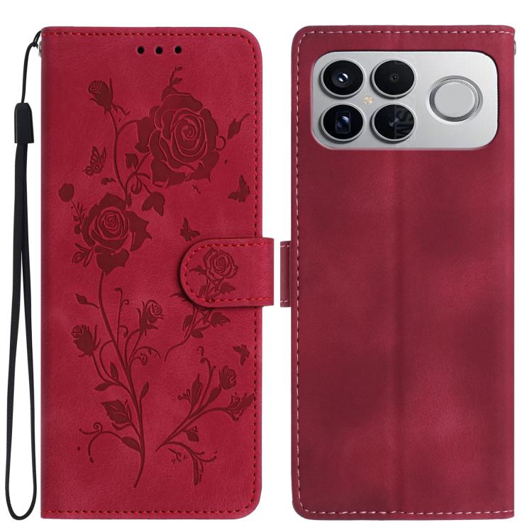 Rose Flower Embossing Pattern Leather Phone Case, For Redmi K90 Pro Max/Poco F8 Ultra, For Redmi K90/Poco F8 Pro, For Redmi 15C 5G/4G EU 173mm/Poco C85 5G, For Redmi 15 5G / 4G EU 171mm, For Redmi 15C 5G/4G Global 171mm/Poco C85 4G, For Redmi 15T Pro 5...