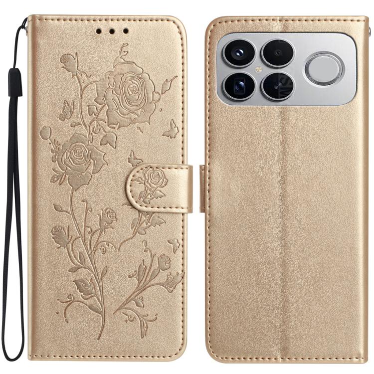 Rose Flower Embossing Pattern Leather Phone Case, For Redmi K90 Pro Max/Poco F8 Ultra, For Redmi K90/Poco F8 Pro, For Redmi 15C 5G/4G EU 173mm/Poco C85 5G, For Redmi 15 5G / 4G EU 171mm, For Redmi 15C 5G/4G Global 171mm/Poco C85 4G, For Redmi 15T Pro 5...