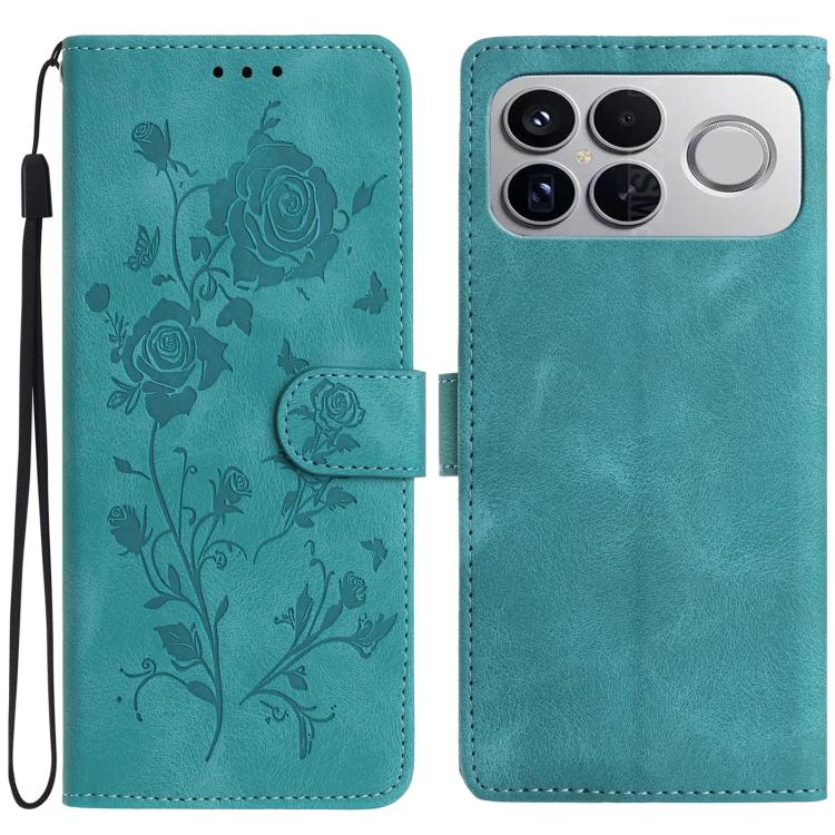 Rose Flower Embossing Pattern Leather Phone Case, For Redmi K90 Pro Max/Poco F8 Ultra, For Redmi K90/Poco F8 Pro, For Redmi 15C 5G/4G EU 173mm/Poco C85 5G, For Redmi 15 5G / 4G EU 171mm, For Redmi 15C 5G/4G Global 171mm/Poco C85 4G, For Redmi 15T Pro 5...