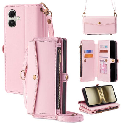 Zipper Wallet Side Buckle Crossbody Lanyard Leather Phone Case, For Tecno Pova Curve 2 5G, For Tecno Camon 50 Pro 4G, For Tecno Camon 50 4G, For Tecno Pova Slim 5G / Spark Slim 4G, For Tecno Pova 7 Pro, For Tecno Pova 7 5G, For Tecno Pop 10 4G         ...