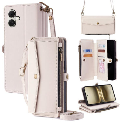 Zipper Wallet Side Buckle Crossbody Lanyard Leather Phone Case, For Tecno Pova Curve 2 5G, For Tecno Camon 50 Pro 4G, For Tecno Camon 50 4G, For Tecno Pova Slim 5G / Spark Slim 4G, For Tecno Pova 7 Pro, For Tecno Pova 7 5G, For Tecno Pop 10 4G         ...