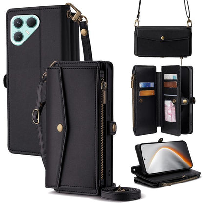 Zipper Wallet Side Buckle Crossbody Lanyard Leather Phone Case, For Tecno Pova Curve 2 5G, For Tecno Camon 50 Pro 4G, For Tecno Camon 50 4G, For Tecno Pova Slim 5G / Spark Slim 4G, For Tecno Pova 7 Pro, For Tecno Pova 7 5G, For Tecno Pop 10 4G         ...