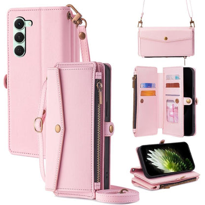 Zipper Wallet Side Buckle Crossbody Lanyard Leather Phone Case, For Tecno Pova Curve 2 5G, For Tecno Camon 50 Pro 4G, For Tecno Camon 50 4G, For Tecno Pova Slim 5G / Spark Slim 4G, For Tecno Pova 7 Pro, For Tecno Pova 7 5G, For Tecno Pop 10 4G         ...